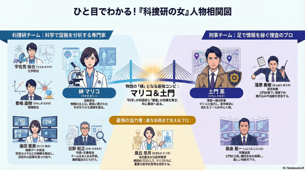 科捜研の女・相関図