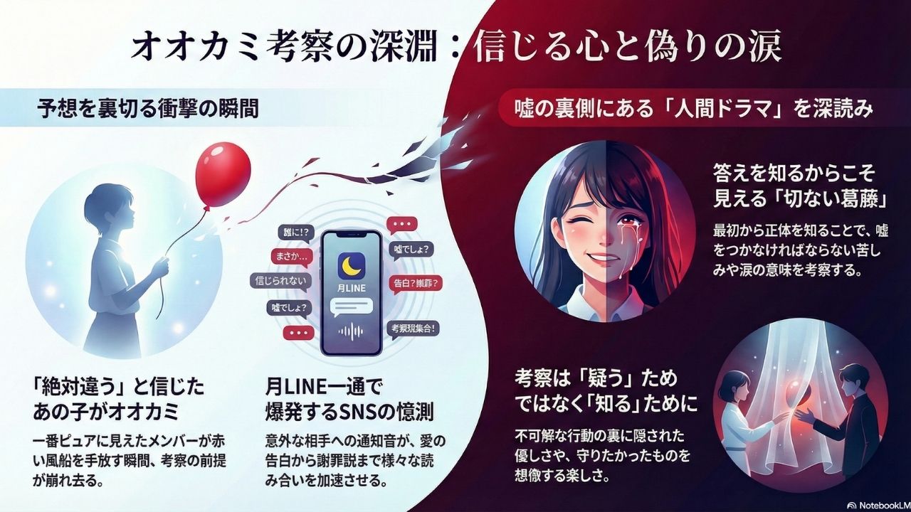 誰がオオカミかより「考える時間」が主役