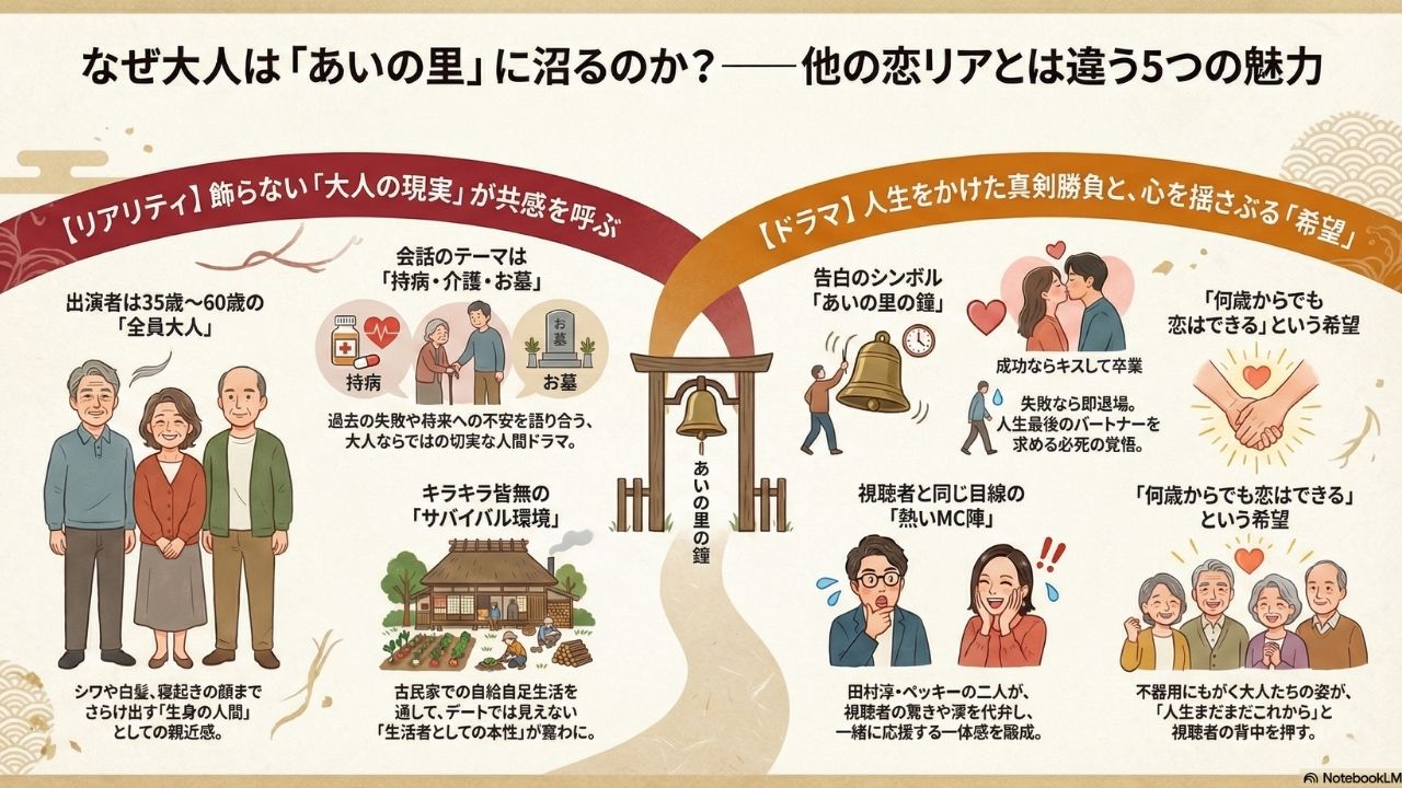 あいの里が他の恋リアと違う理由5つ