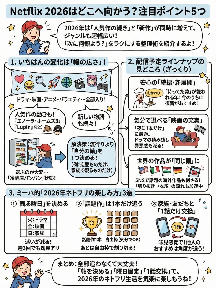 Netflix 2026はどこへ向かう？注目ポイント5つ