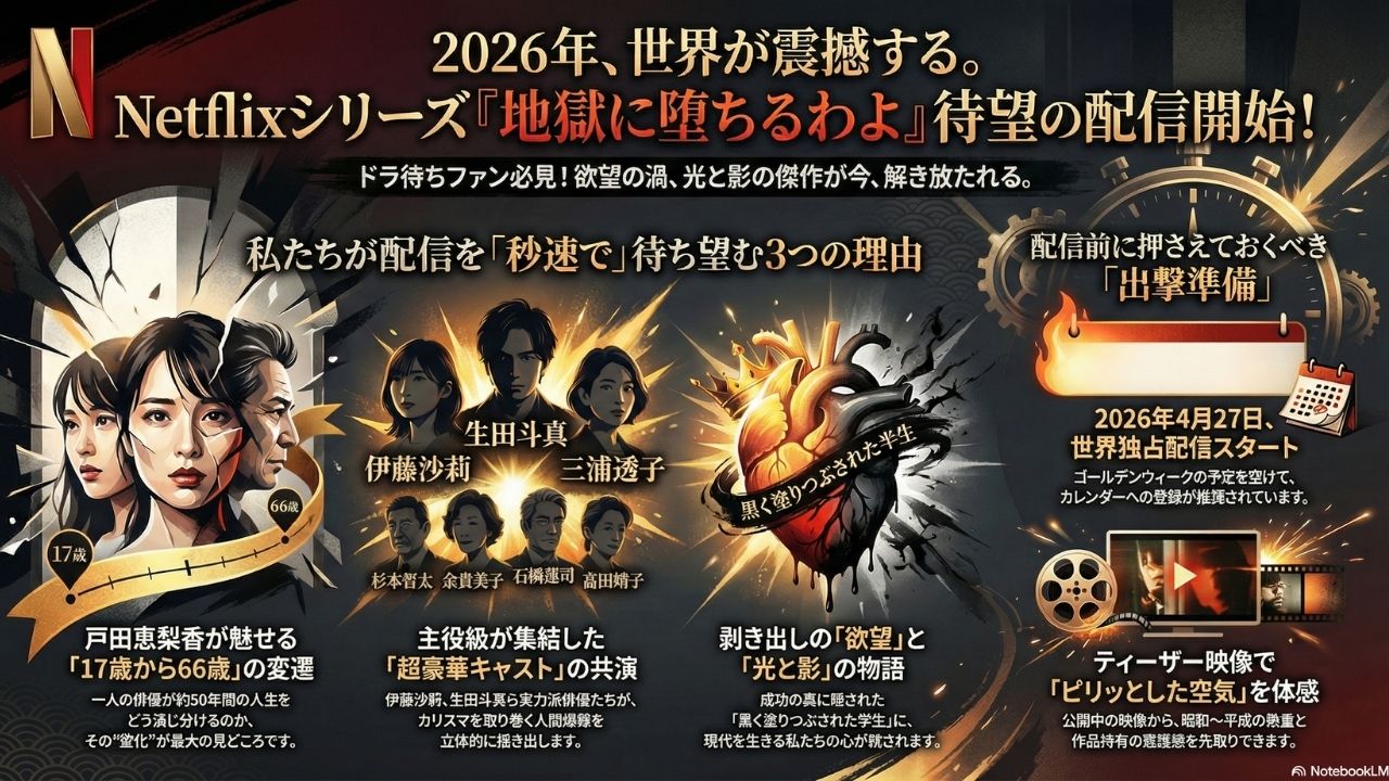 【Netflix】地獄に堕ちるわよ|戸田恵梨香の見どころ5選!