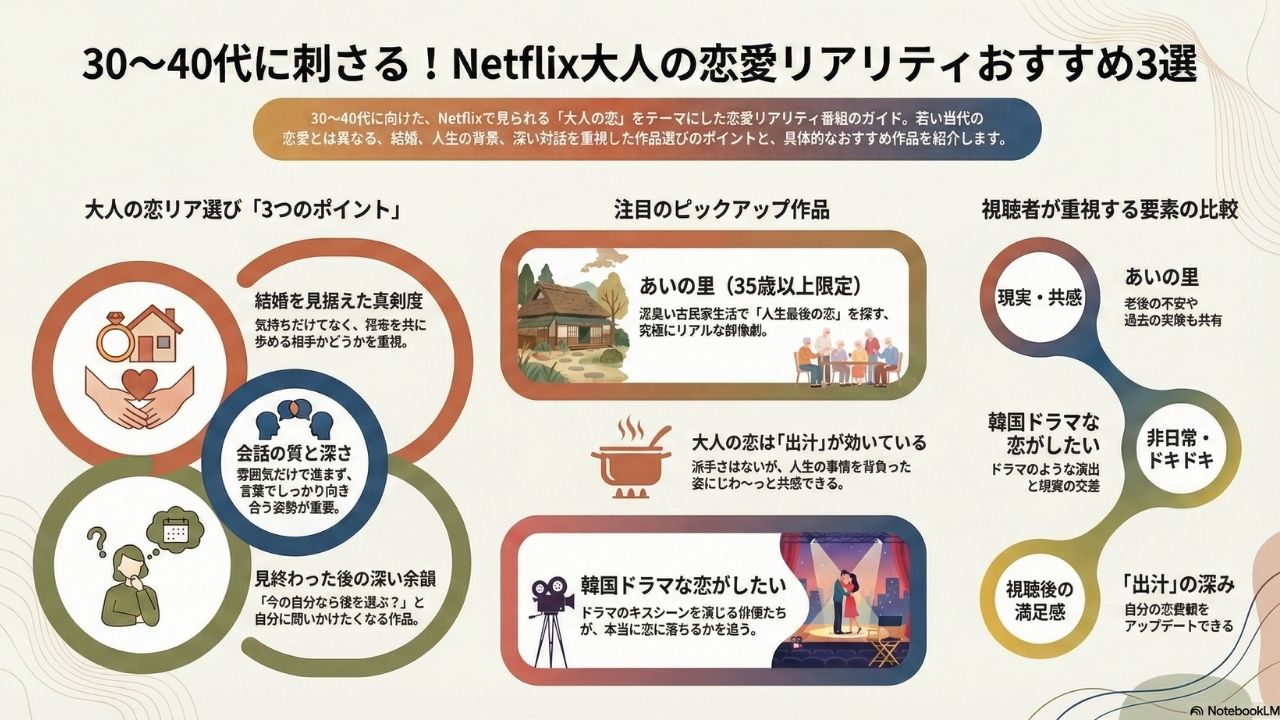 Netflix恋愛リアリティおすすめ8