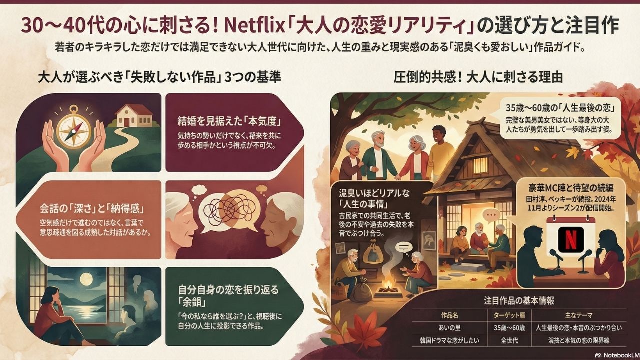 Netflix恋愛リアリティおすすめ8