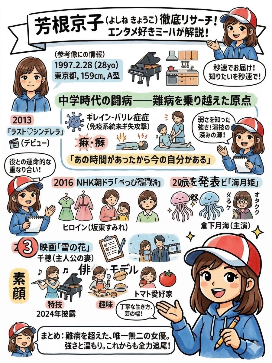 芳根京子のプロフィール徹底解説！