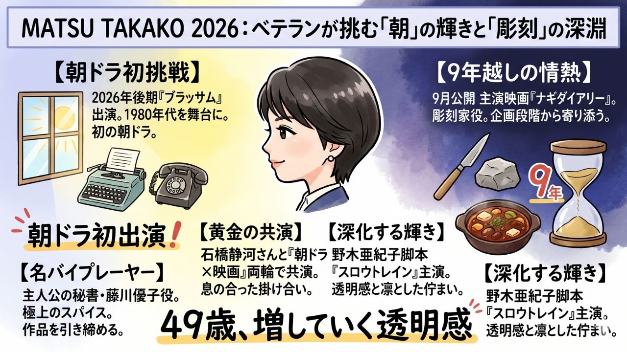 松たか子の2026年最新情報!まとめ