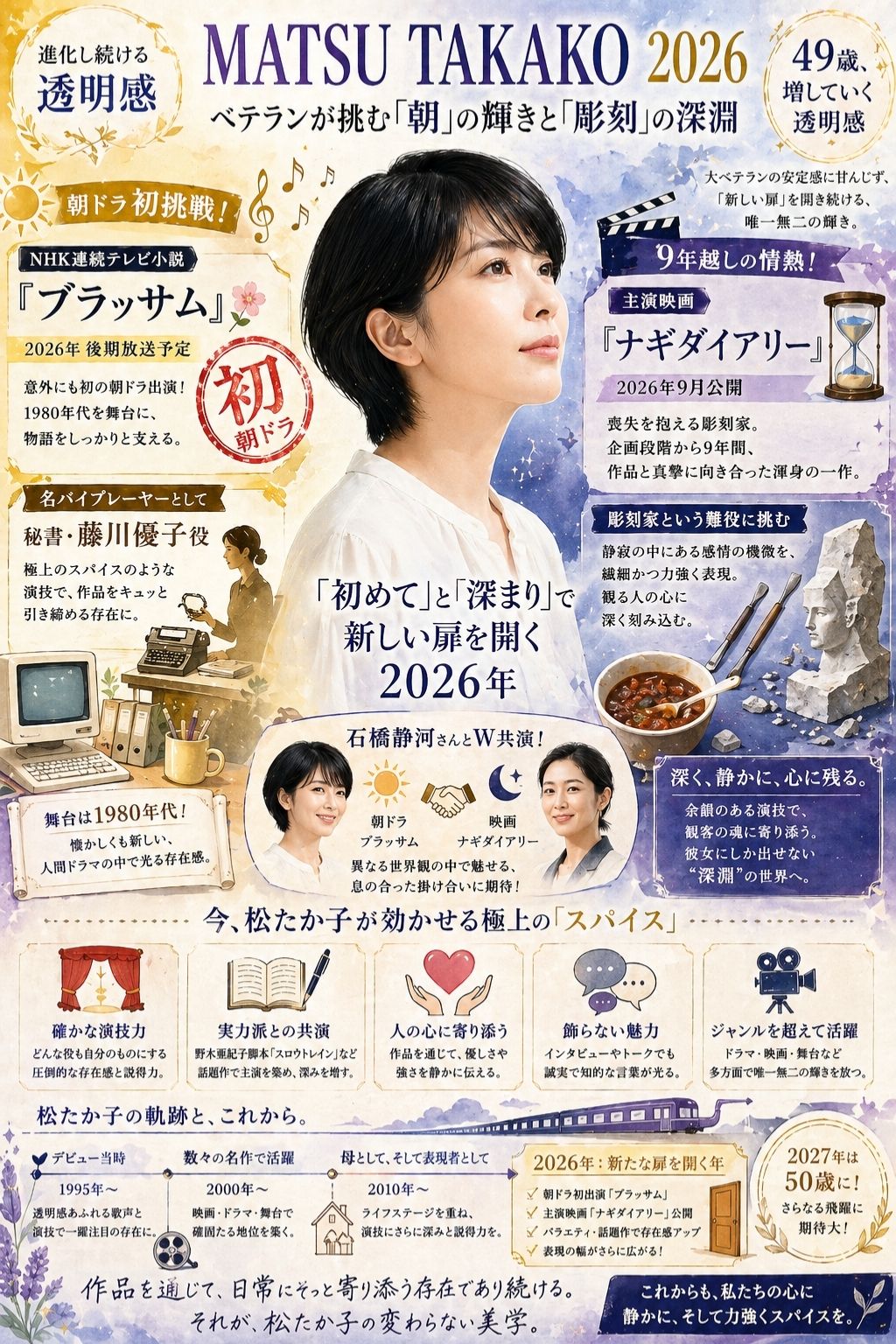 松たか子の2026年最新情報!